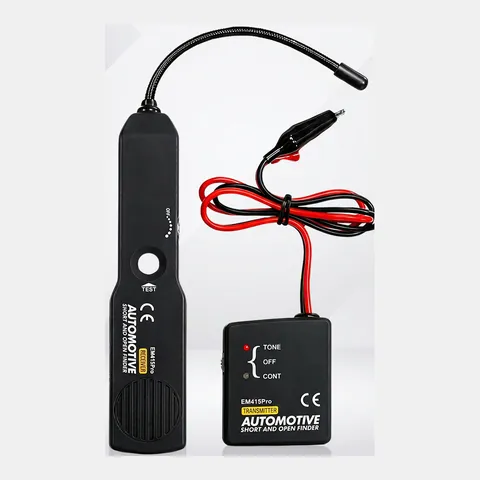 SolderStick TrueTrace receiver wand and transmitter, an EM415Pro automotive short and open finder